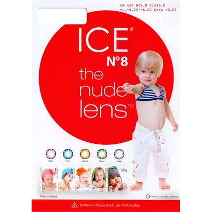 Gensaoptik Softlens N8 Grey -0.25 s/d -3.00 / Softlense / soflen ICE MPS BBS 377