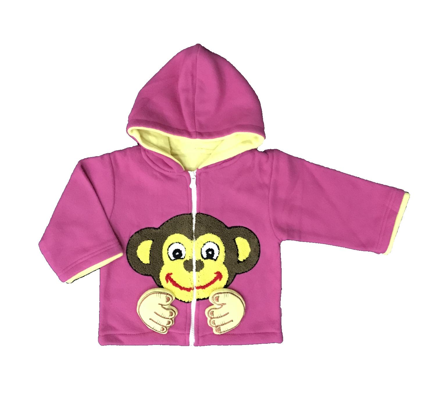 BAYIE - Jaket Bulu Bayi / Anak + topi BOBOKO /Sweter anak laki-laki/jaket anak perempuan