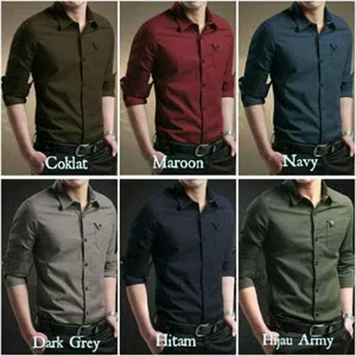 HARGA DISKON!!! kemeja miller/baju pria hijau/kemeja pria bukan celana pria - Z07Tgn