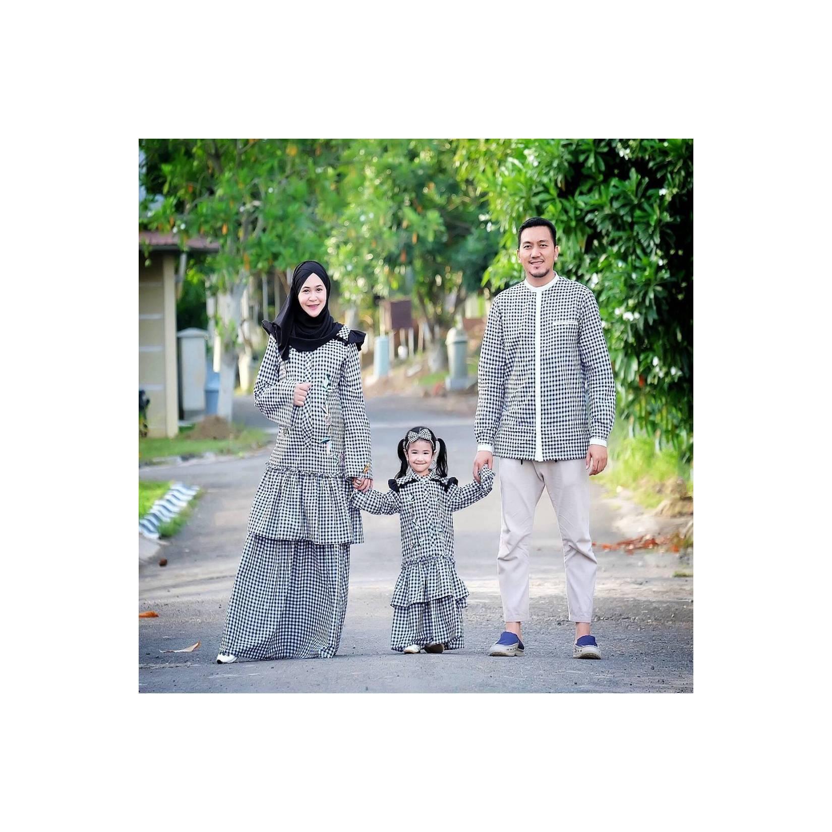 BAJU LEBARAN SET KELUARGA ANAK LAKI (1ayah, 1 ibu, 1 anak laki-laki)