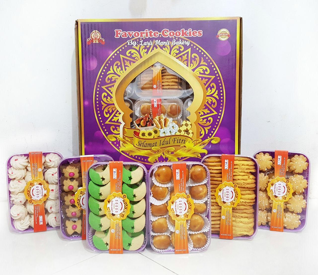 Paket Kue Kering Lebaran Laris Manis Favorite Cookies