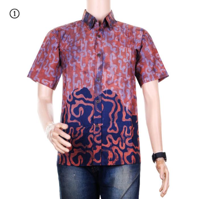 Dhala- Kemeja Hem Batik Arza - Batik Cap - Primisima - Eksklusif Murah