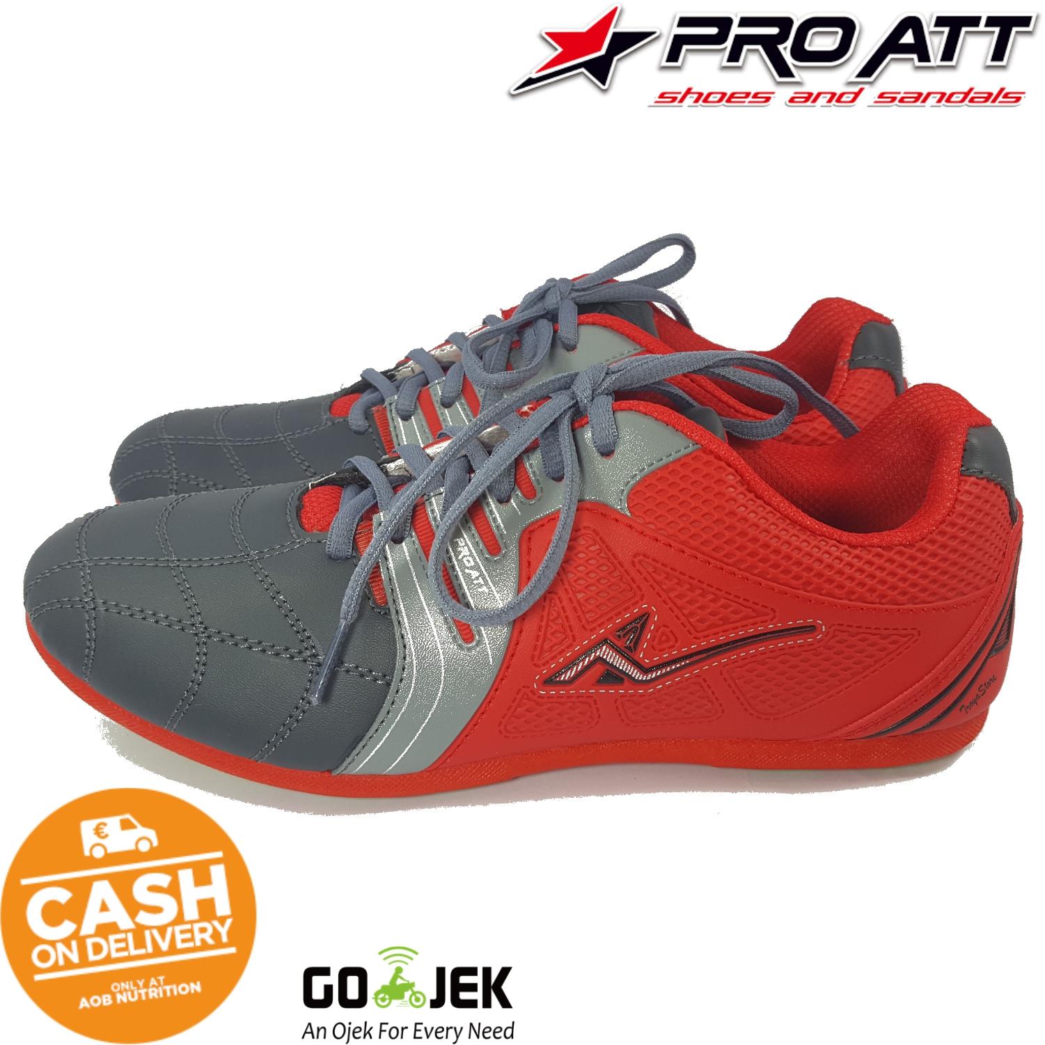 TROYASTORE - PRO ATT Sepatu FUTSAL Branded Pria dan Wanita Awet dan Berqualitas - Hijau Merah Biru