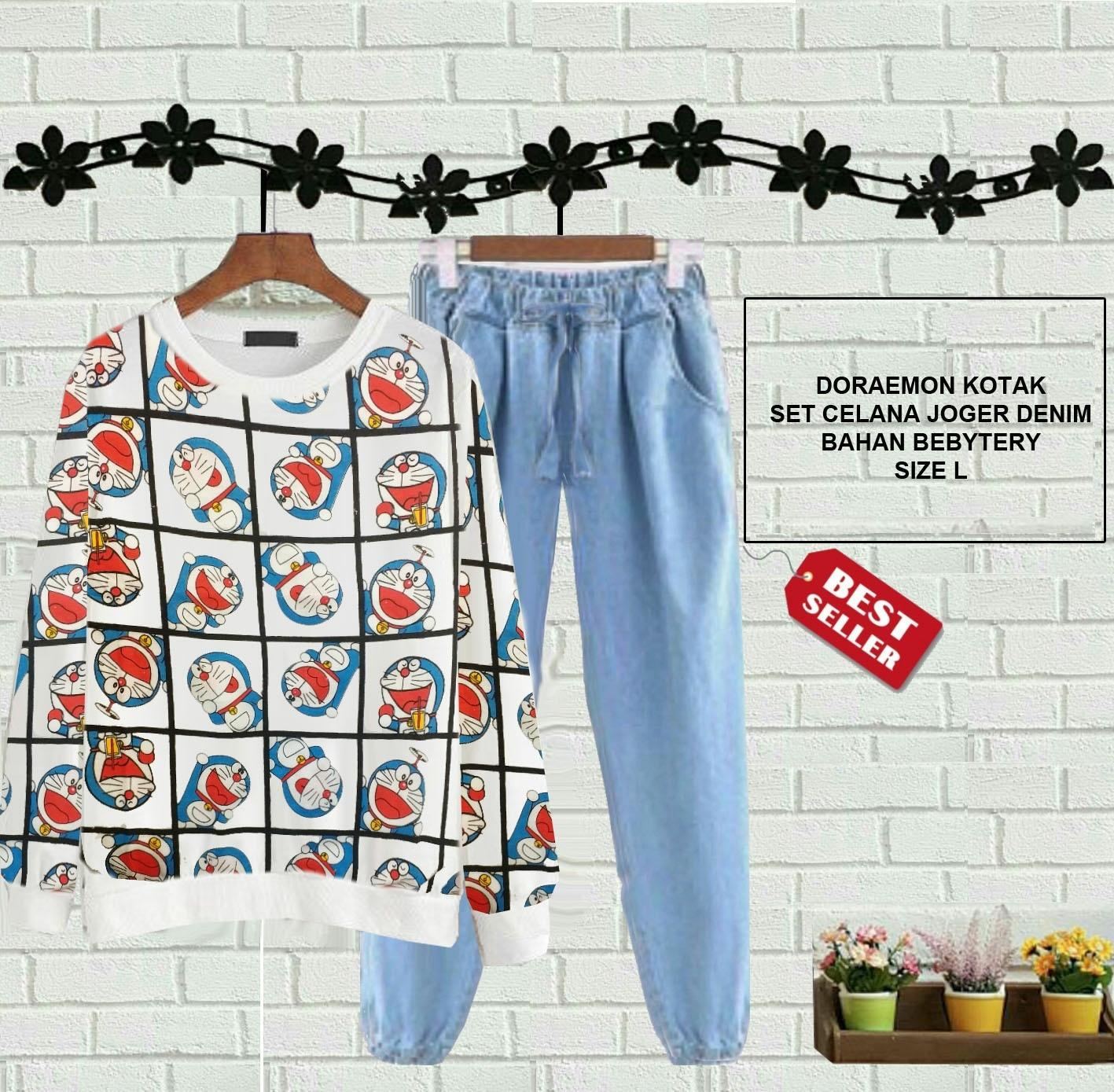 Fashionshop Jump Dora + Free Inner / Setelan Wanita /Jum panda / Jamsuit Wanita / Celana Panjang / Celana Kodok / Baju Kodok / Dress Muslim / Gamis Wanita / Baju Muslim/ Hijab Muslim / Fashion Muslim/ Gamis Modern/ Kemeja Muslim / Atasan Wanita