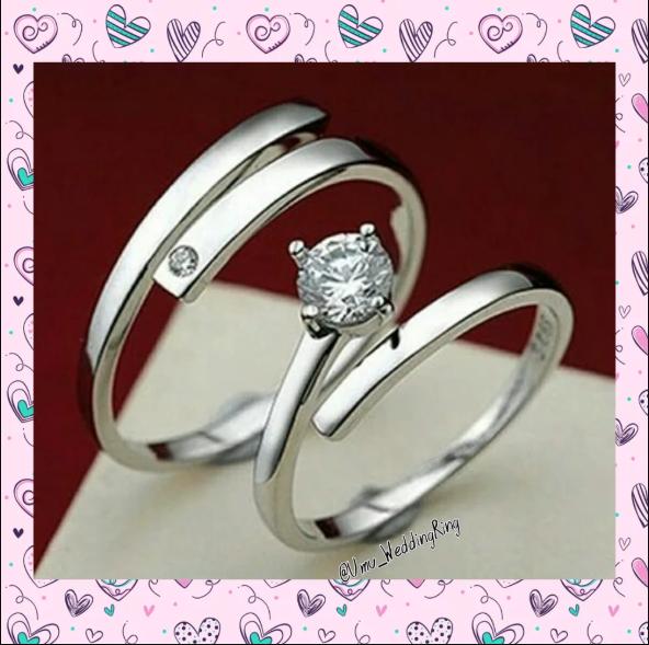 Cincin Kawin Palladium Couple UM019
