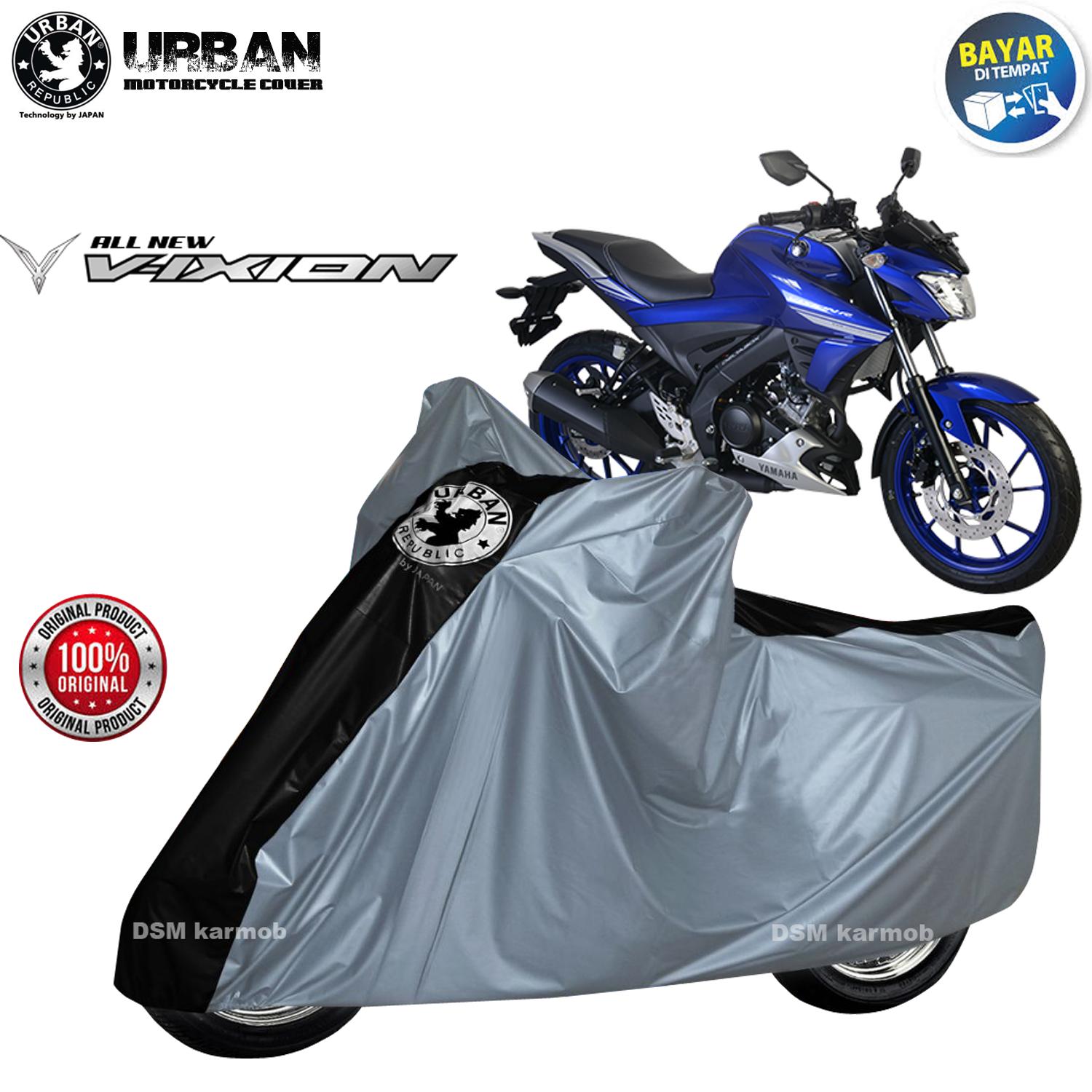 Urban / Cover Motor Yamaha Vixion / Body Cover Yamaha Vixion / Tutup Motor Vixion / Tutup Body Motor Vixion / Sarung Motor Vixion / Selimut Motor Vixion / Asesoris Motor Vixion / DSM / Karmob - Urban Cover Motor Jumbo