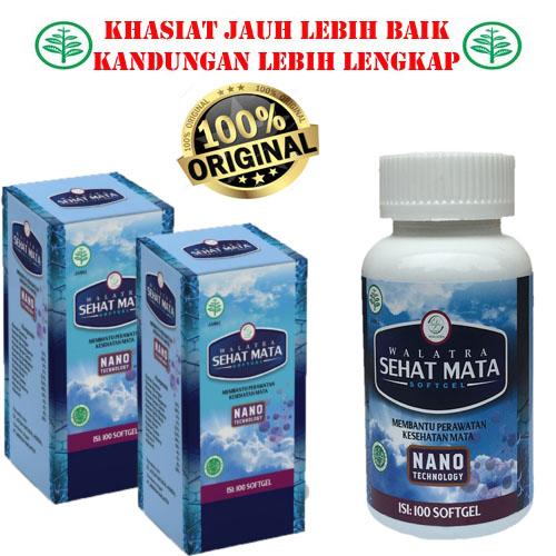 Sehat Mata Walatra Softgel Asli Berlegalitas Resmi BPOM RI TR183312011 - Obat Mata Juling, Benjolan Di Mata, Mata Pterigium, Kapiler Mata, Infeksi Mata, Mata Perih
