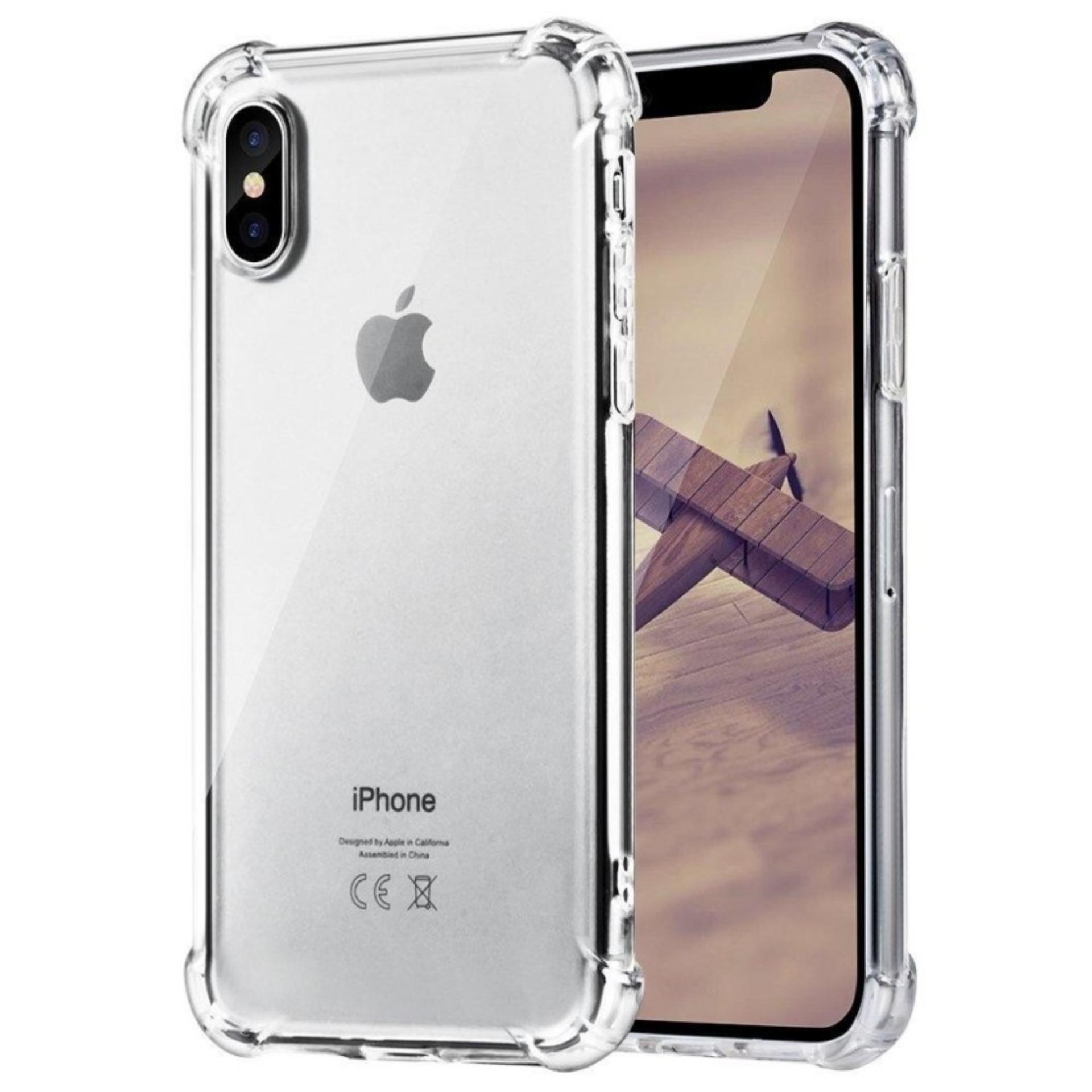 Soft Case Anti Crack / Anti Shock Case Iphone X 4G / Case Hp - Clear