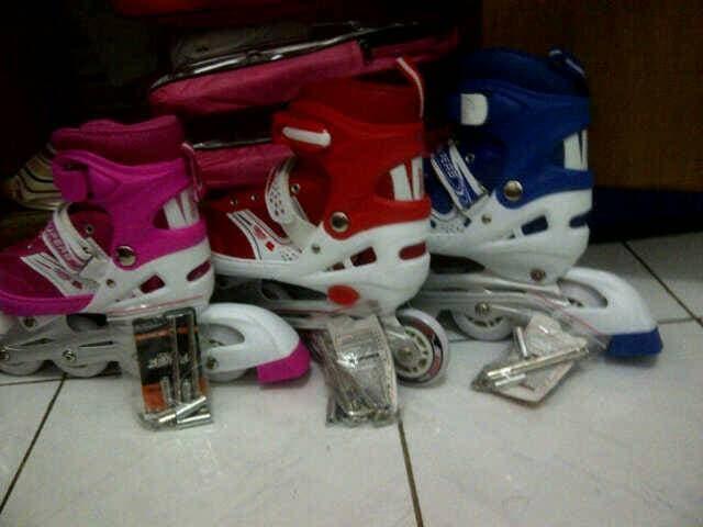 HOT SPESIAL!!! Sepatu roda power superB di sol/jahit bisa model bajaj + kunci L+ as - UPuYSA