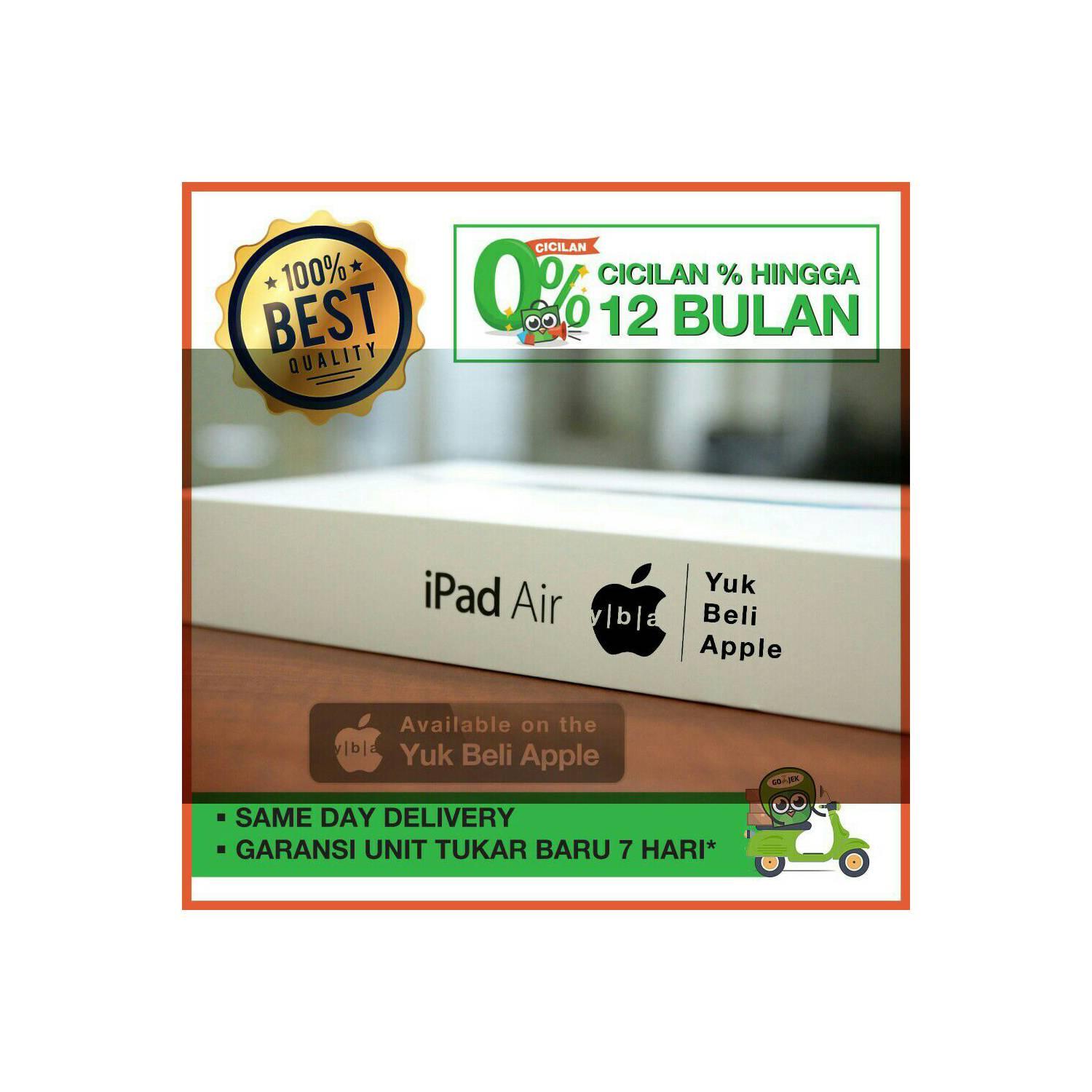 BNIB TERMURAH iPad Air 2 Wifi Only 64GB Silver Garansi Apple 1 Tahun