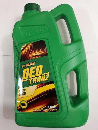 Oli mesin Evalube DeoTranz SAE 40 5 Liter