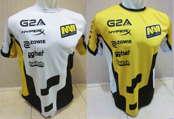 Kaos Jersey Navi 2017 Gaming Baju Dota 2 T-shirt Dota2 | Jaket Tas - Putih, M - qpym7C