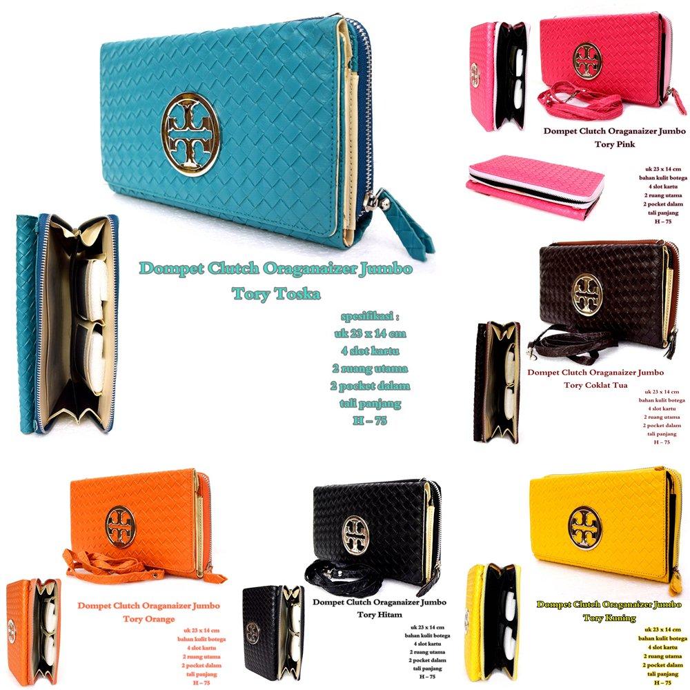 dompet wanita kulit clutch bottega torry jumbo