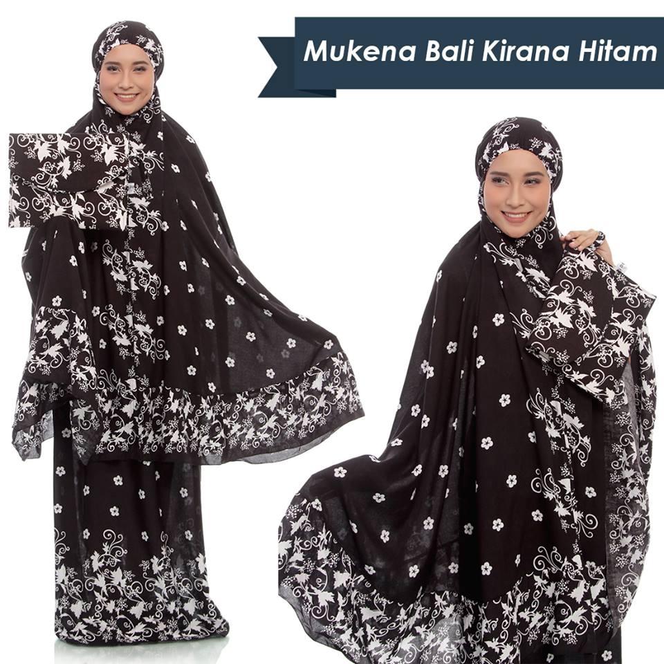 MUKENA BALI DEWASA WARNA HITAM MODEL TERBARU