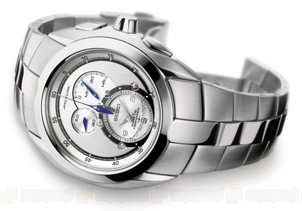 Seiko Arctura SNL045P1 Kinetic Chrono Stainless | Jam Pria SNL045 Best N2jt