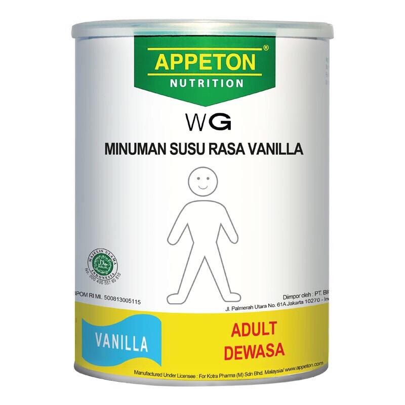 Appeton Weight Gain Susu Rasa Vanilla Adult - 450 gr