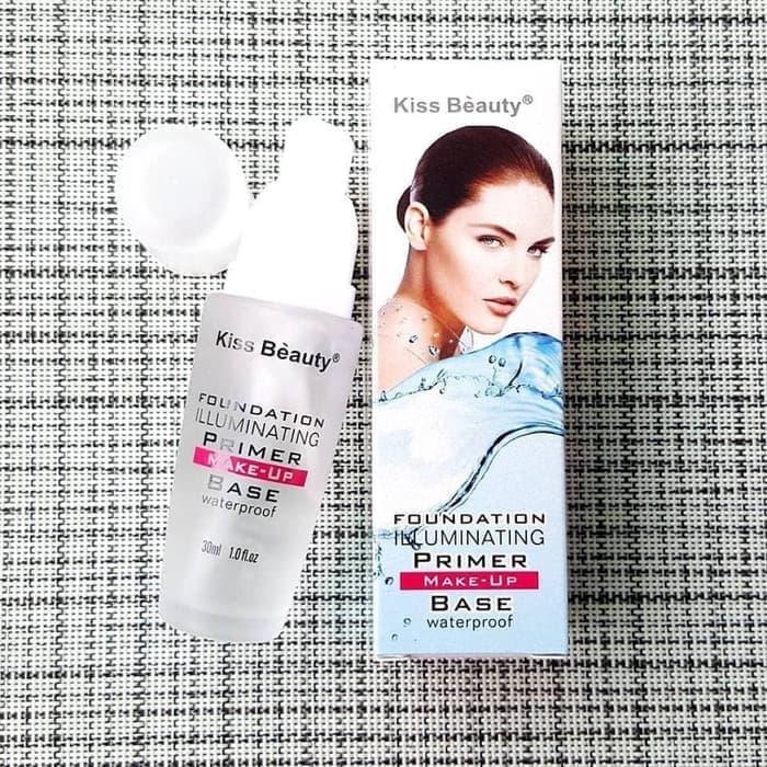 Kiss Beauty Foundation ILLUMINATING Primer Make Up Base/foundation KB / Matte foundation liquid matte kiss beauty / Foundation Long Lasting / Fondation Anti Cakey / No Powdery Fondation Ringan / KYLIE FOUNDATION KODE / CREAM FOUNDATION