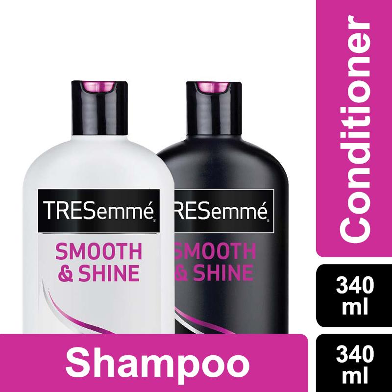 Tresemme Shampoo Smooth and Shine 340ml + Conditioner 340ml