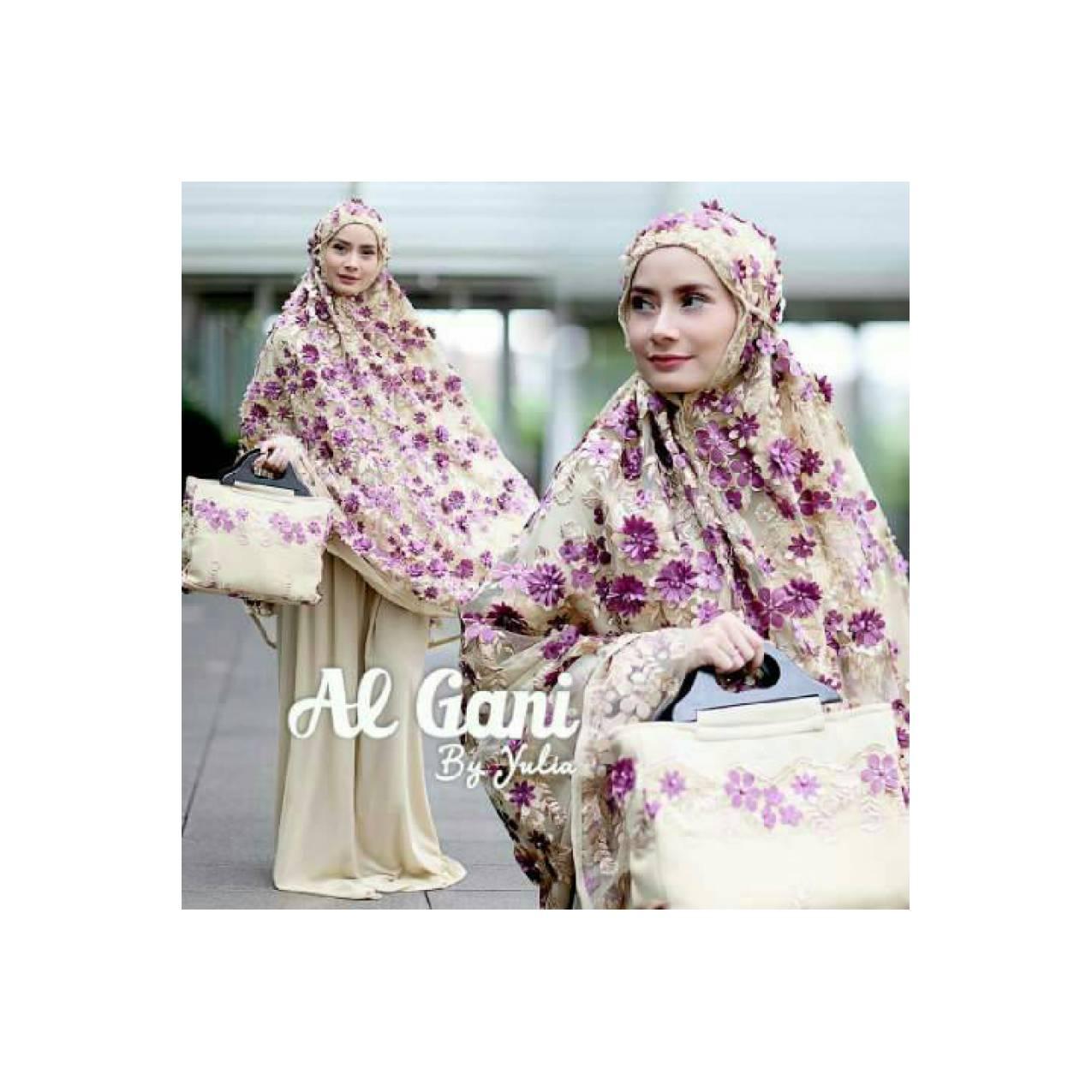 Mukena Zenita by Al Gani, brukat two tone