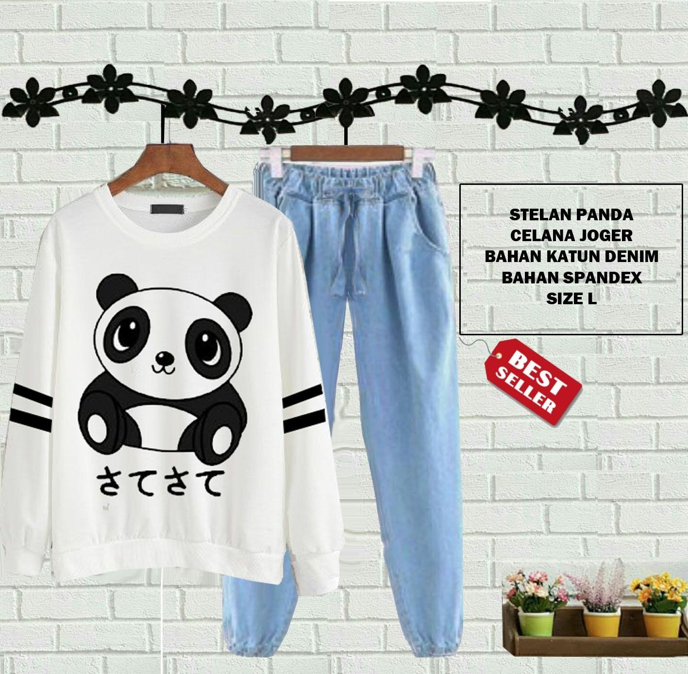 Fashionshop Jump Panda + Free Inner / Setelan Wanita /Jum panda / Jamsuit Wanita / Celana Panjang / Celana Kodok / Baju Kodok / Dress Muslim / Gamis Wanita / Baju Muslim/ Hijab Muslim / Fashion Muslim/ Gamis Modern/ Kemeja Muslim / Atasan Wanita