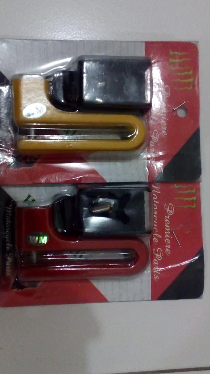 Gembok cakram motor disc model panjang kualitas bagus Murah