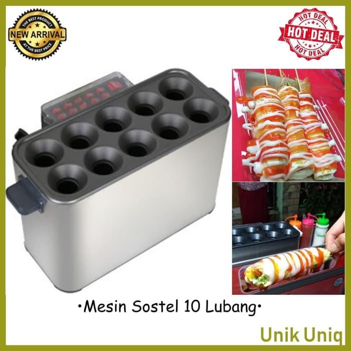 Best Top Seller!! Mesin Sostel 10 Lubang Alat Sostel Egg Roll Machine Alat Sosis Telur - ready stock