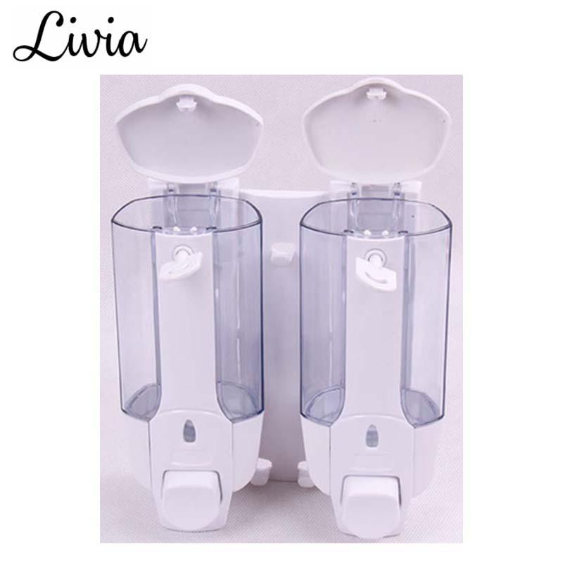 Livia Dispenser Sabun Cair 2 in 1 with Key Lock - Tempat Sabun Cair 2 in 1