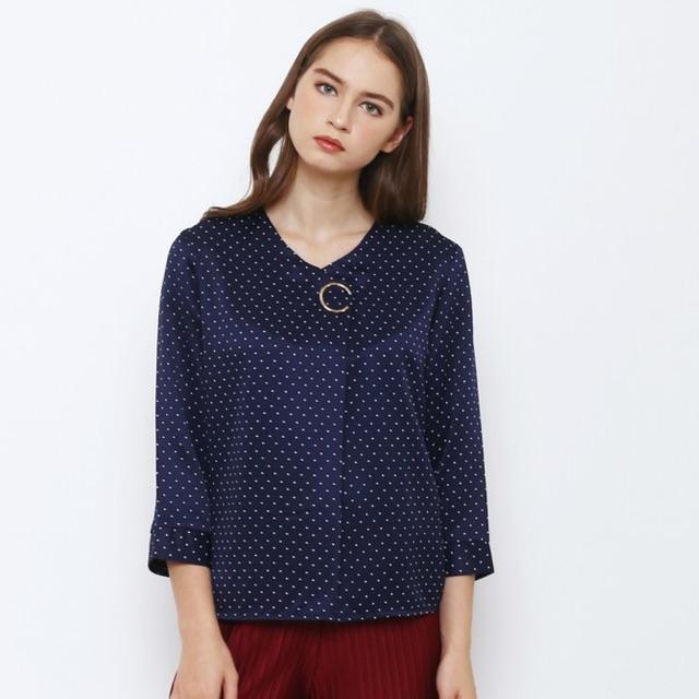 ... Remaja Termurah. Source · EKSTR Blouse fashion atasan Wanita 1807011SP polkadot bros C lengan panjang / Dress Pesta / Dress