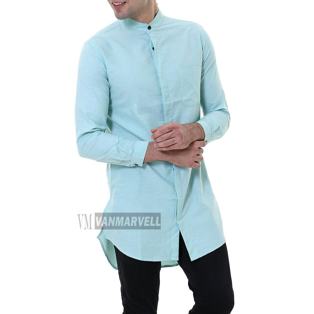 Kemeja Baju koko Muslim Gamis Pakistan Tangan Panjang Slim to Big Size Jumbo XXL