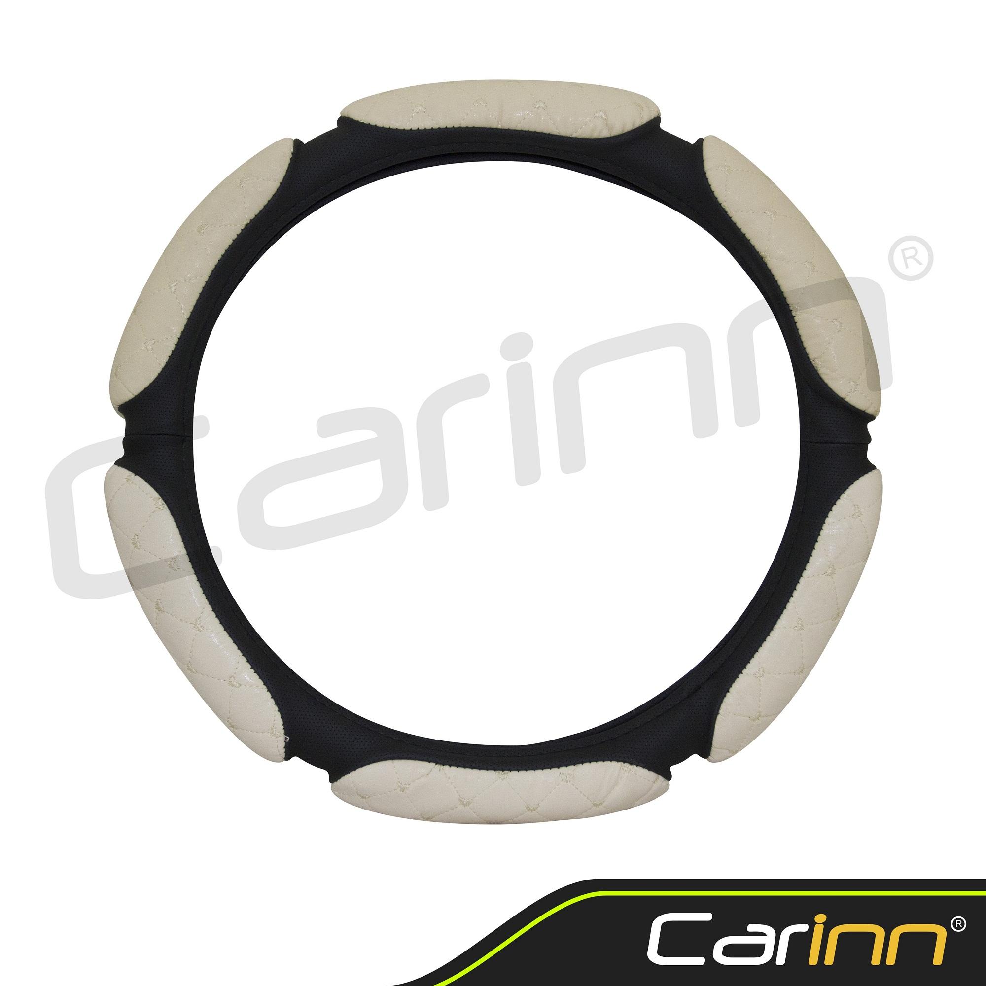Carinn Cover Stir/Sarung Stir Best Seller Model Sofa Beige Empuk Cocok Untuk Semua Mobil - IMPORT