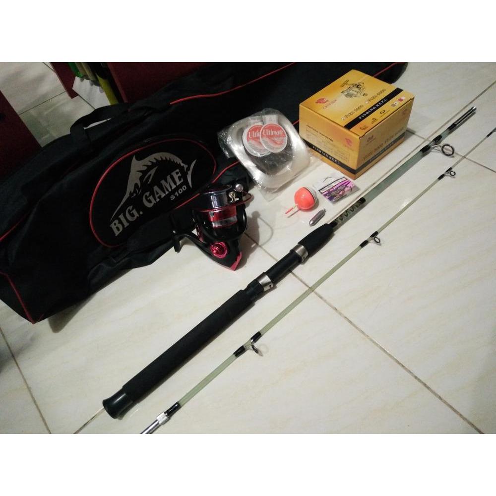 ALAT PANCING LAUT KEKUATAN 12.5 KG KOMPLIT DAN KUAT SATU SET