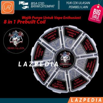 Pencarian Termurah Coil Master Demon Killer 8 in 1 Master Prebuilt Wire Rokok Eektrik Vape Vapor