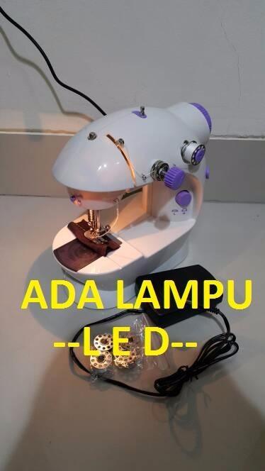Terbaru Laris! MESIN JAHIT MINI PORTABLE GT-202/FHSM-202 NEW ADA LAMPUNYA