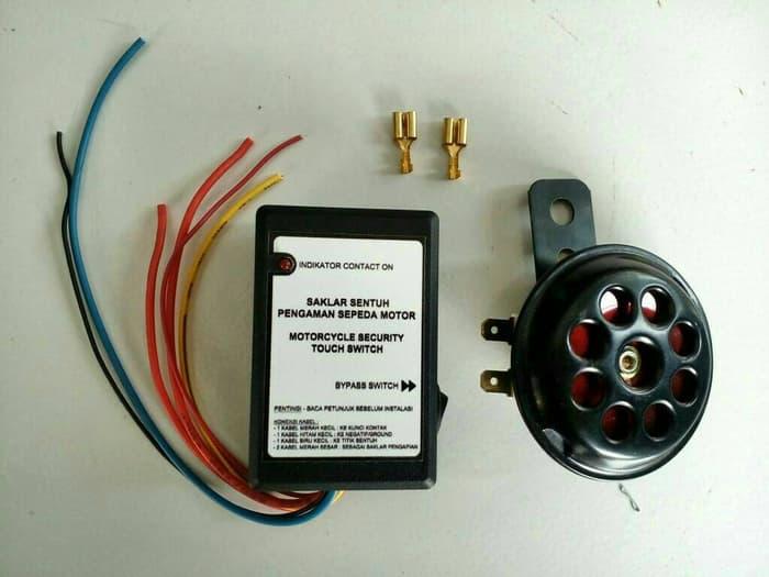 BEST SELLER!!! Kunci Rahasia motot + ALARM sensor sentuh - EeUf0N