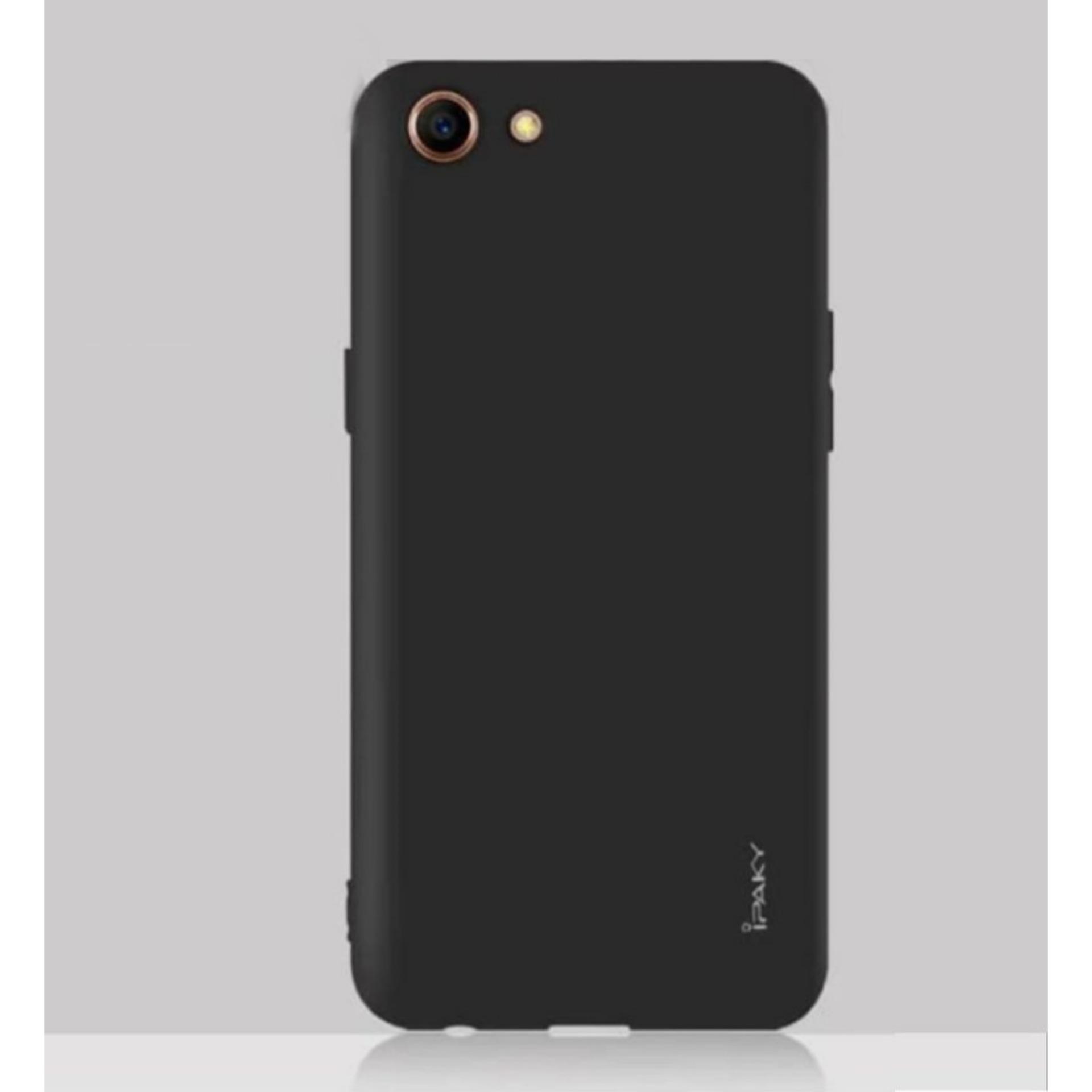 Ipaky Super Slim Hybrid Soft Case Cover Casing For Samsung Galaxy Oppo A83 - Hitam