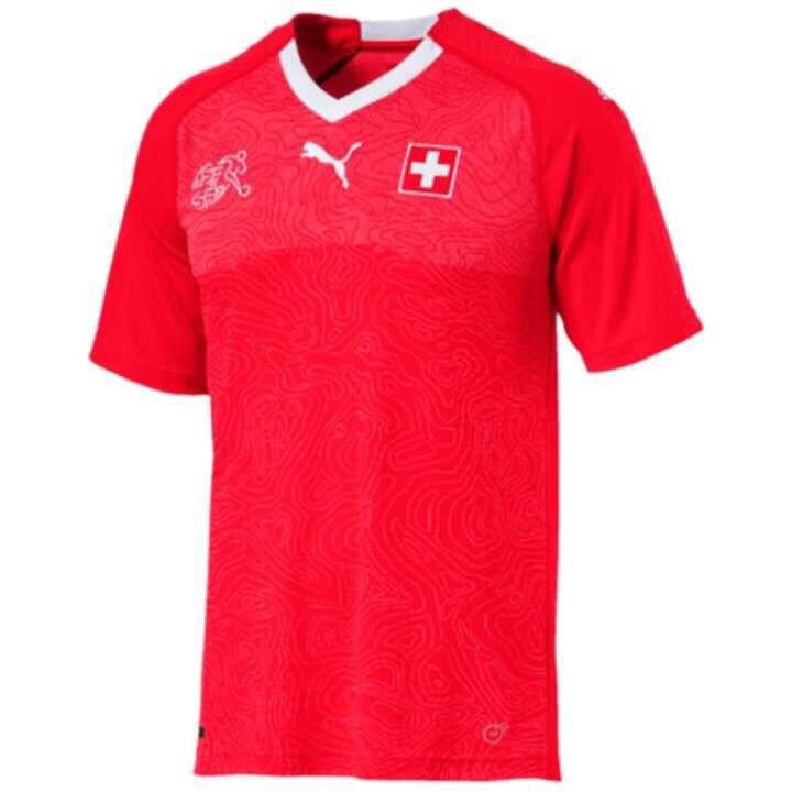 JERSEY SWITZERLAND HOME WORLD CUP 2018 - JERSEY BOLA TIMNAS SWISS PIALA DUNIA 2018