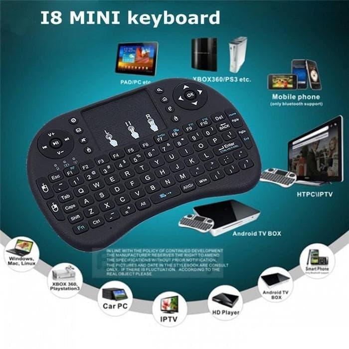 Wireless Mini Keyboard i8 with TouchPad and Air Mouse