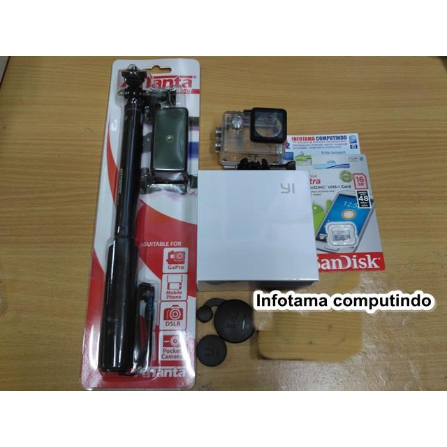 TERLARIS Paket Hemat Xiaomi Yi Camera Travel Edition Micro Sd 32GB