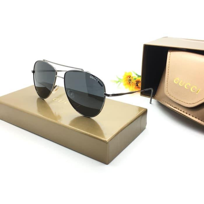 PALING LARIS kacamata hitam gucci wanita dan pria 8101 lensa polarized 59-12-135