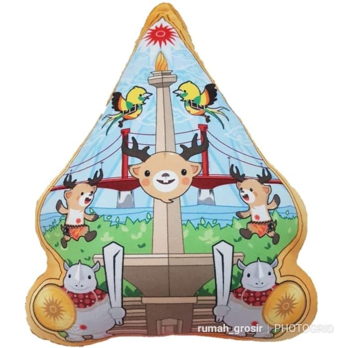 Bantal Souvenir Asian Games Jakarta Palembang
