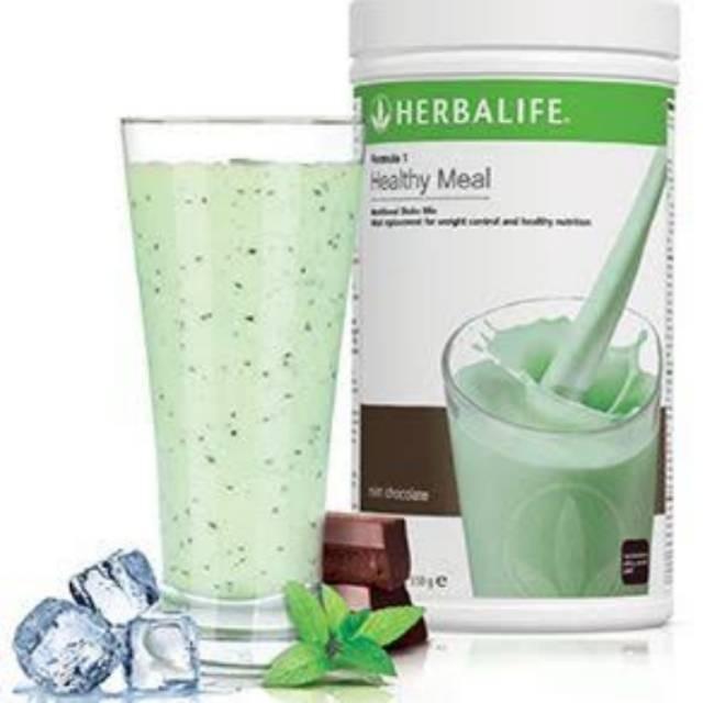 SHAKE CHOCOMINT HERBALIFE # Pengganti makan & pelangsing