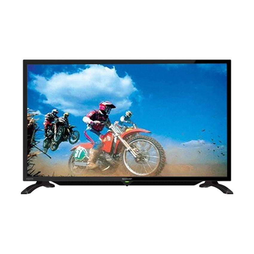 Sharp 32 inch LED HD USB TV - Hitam (Model LC-32LE180i)GARANSI RESMI