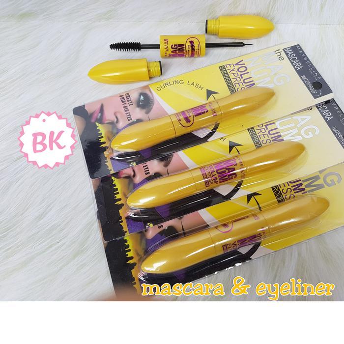 MAYBELLINE 2IN1 MASCARA & EYELINER / MAYBELINE 2 IN 1