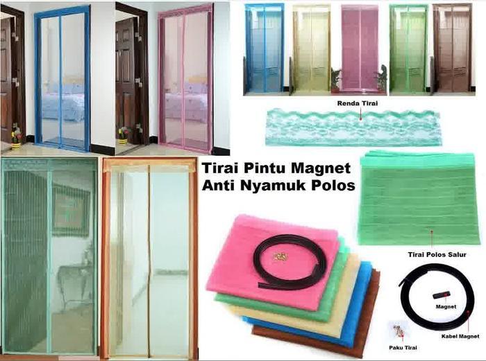 Tirai Magnet Anti Nyamuk ( Velcro ) - Tirai buat anti nyamuk - Tirai magnet multi fungsi - best seller