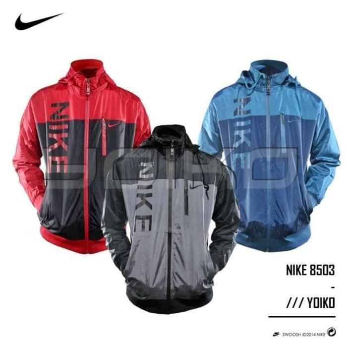 Best Seller!! JAKET NIKE ORIGINAL IMPORT BOLAK BALIK WATERPROOF M L XL XXL BIG SIZE - ready stock