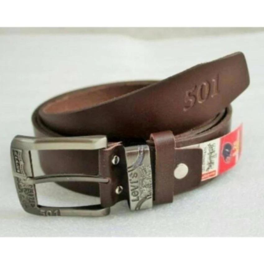 aksesoris gesper/ikat pinggang pria bahan kulit manaf distro