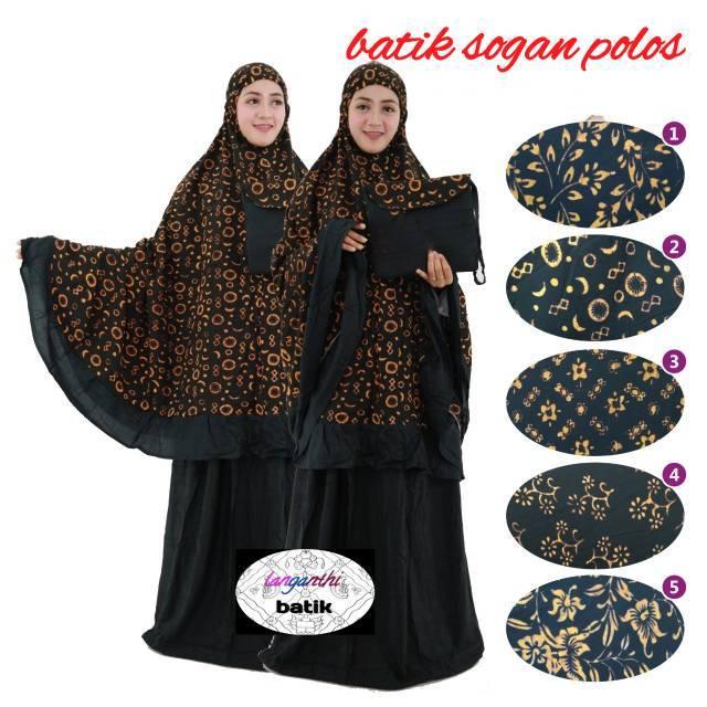 Mukena Batik Sogan Jogja Polos ()