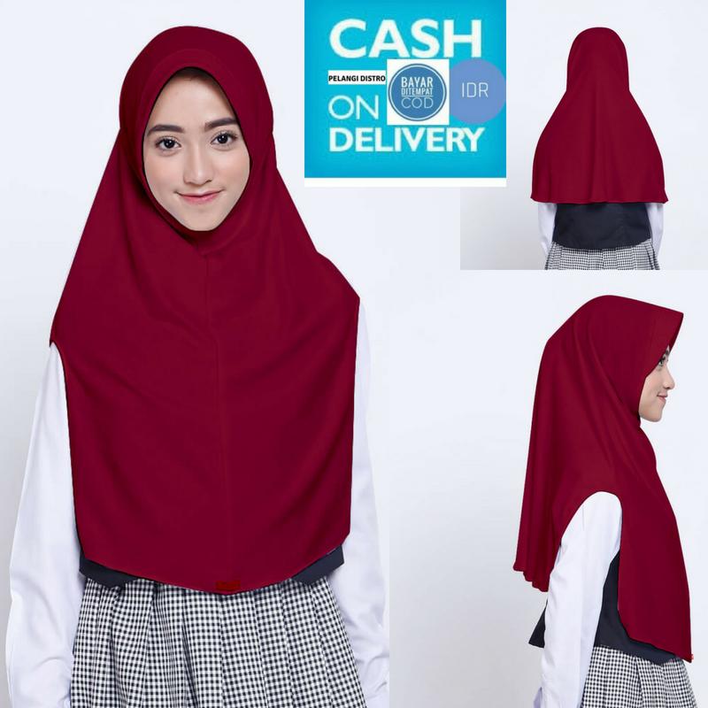 ZOYA KERUDUNG ANAK / KERUDUNG SEKOLAH / BERGO / HIJAB INSTAN SMALL
