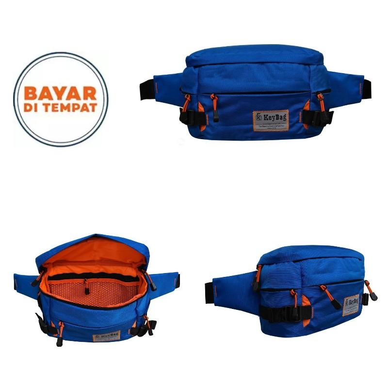Adventurer Tas Pinggang Pria Tas bahu Waist bag Keybag ADV 015 BKZ