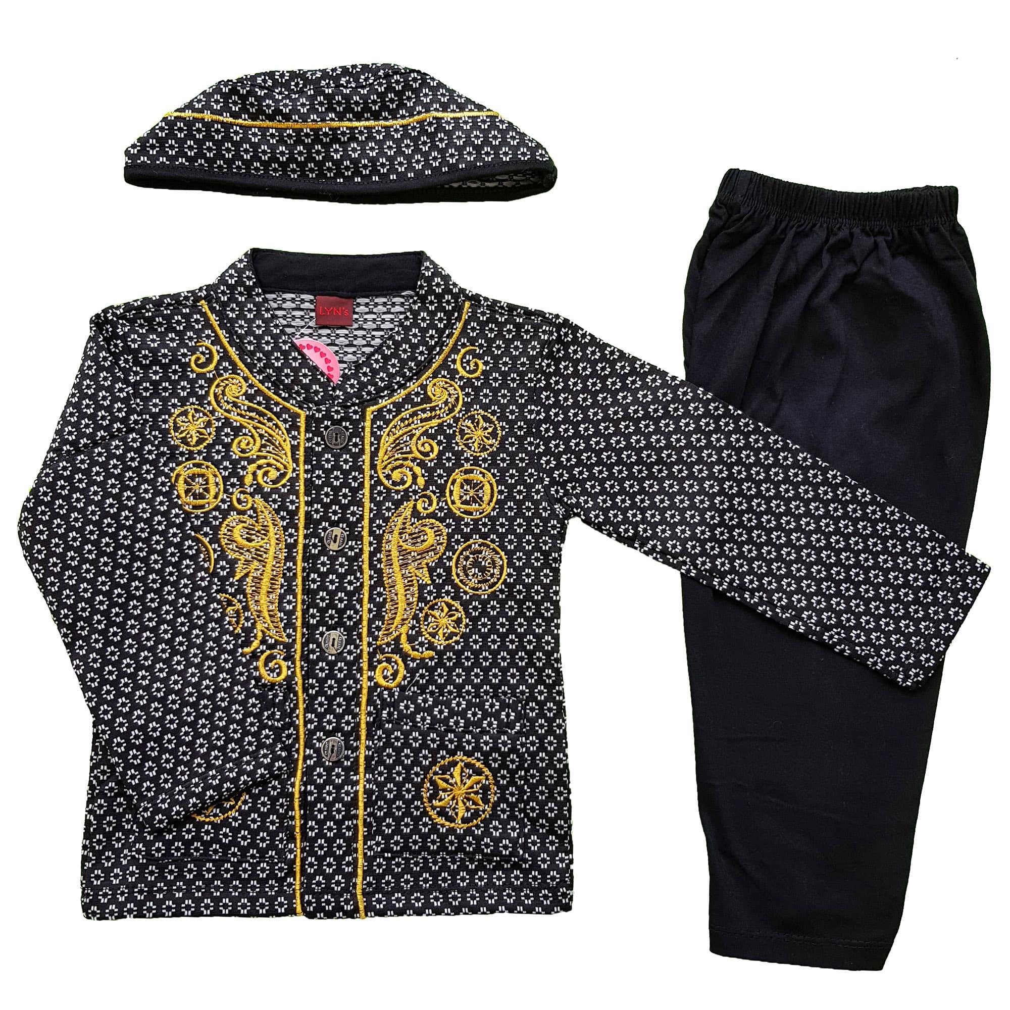 Setelan Baju Muslim Koko Anak Bayi Laki-Laki / Usia (6-12 Bulan)